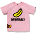A BATHING APE BAPE KIDS SLEEPING BABY MILO BANANA TEE