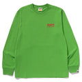 A BATHING APE MOON APE HEAD OLD PHOTO L/S TEE