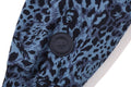 A BATHING APE WILD LEOPARD PATTERN SHARK RELAXED FULL ZIP HOODIE