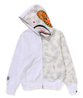 A BATHING APE Ladies' CITY CAMO TIGER SHARK FULL ZIP HOODIE