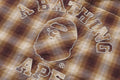 A BATHING APE OMNRE CHECK COLLEGE RELAXED FIT SHIRT