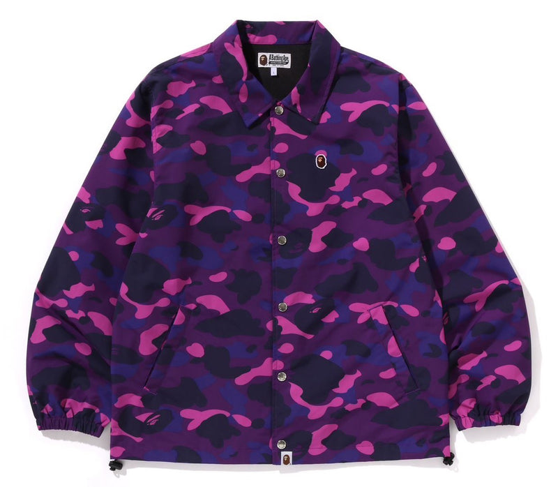 A BATHING APE COLOR CAMO ONE POINT COACH JACKET