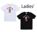 A BATHING APE Ladies' TREE EDGE CAMO COLLEGE TEE