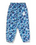 A BATHING APE BAPE KIDS ABC CAMO TRACK PANTS