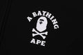 A BATHING APE APE CROSSBONE COLLEGE ZIP HOODIE