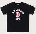 A BATHING APE BAPE KIDS ABC CAMO COLLEGE TEE