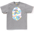 A BATHING APE NEW MULTI CAMO BIG APE HEAD TEE