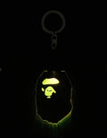 A BATHING APE APE HEAD LED KEYCHAIN
