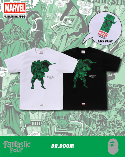 A BATHING APE BAPE x F4 MARVEL THE FANTASTIC 4 DR.DOOM TEE
