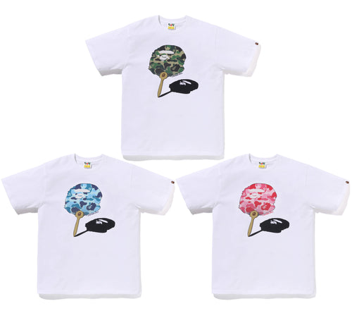 A BATHING APE ABC CAMO JAPANESE APE HEAD TEE (Japan Exclusive)