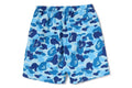 A BATHING APE ABC CAMO APE HEAD ONE POINT BEACH SHORTS