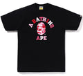 A BATHING APE ABC CAMO COLLEGE TEE