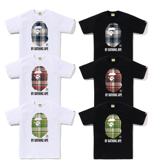 A BATHING APE BAPE CHECK BY BATHING APE TEE