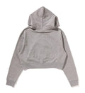 A BATHING APE Ladies' APE HEAD ONE POINT CROPPED ZIP HOODIE