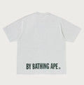 A BATHING APE CROC PATTERN APE FACE RELAXED FIT TEE