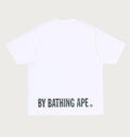 A BATHING APE CROC PATTERN APE FACE RELAXED FIT TEE