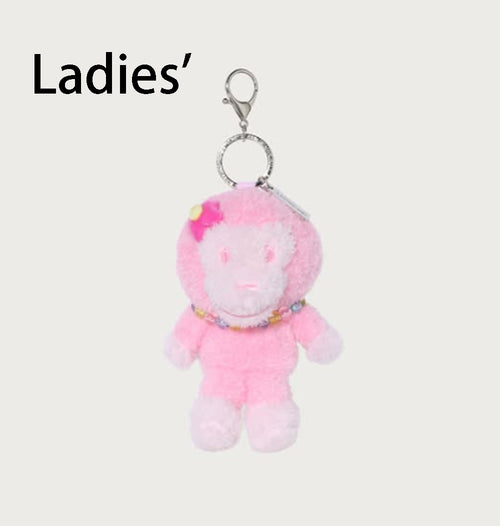 A BATHING APE Ladies' BABY LISA PLUSH DOLL KEY CHAIN