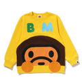 A BATHING APE BAPE KIDS BABY MILO CREWNECK SWEAT SHIRT