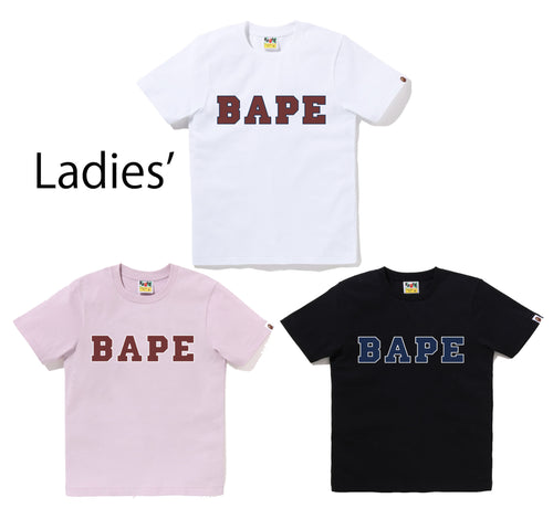 A BATHING APE Ladies' BAPE LOGO TEE #1