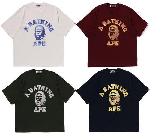 A BATHING APE BAPE COLLEGE GRAPHIC TEE [Relaxed]