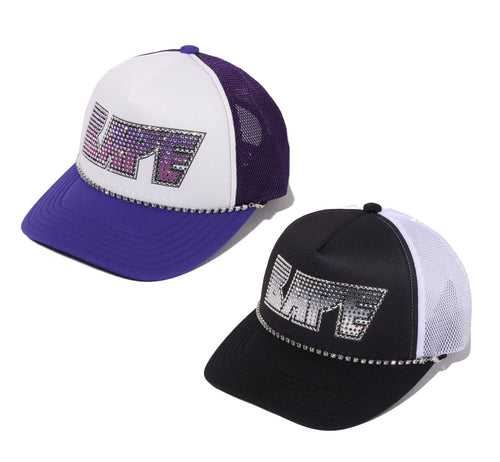 A BATHING APE BAPE CRYSTAL MESH CAP - happyjagabee store