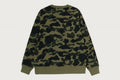 A BATHING APE 1ST CAMO APE HEAD CREWNECK SWEAT SHIRT