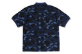 A BATHING APE COLOR CAMO ONE POINT RELAXED FIT POLO