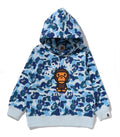 A BATHING APE BAPE KIDS ABC CAMO BABY MILO PULLOVER HOODIE