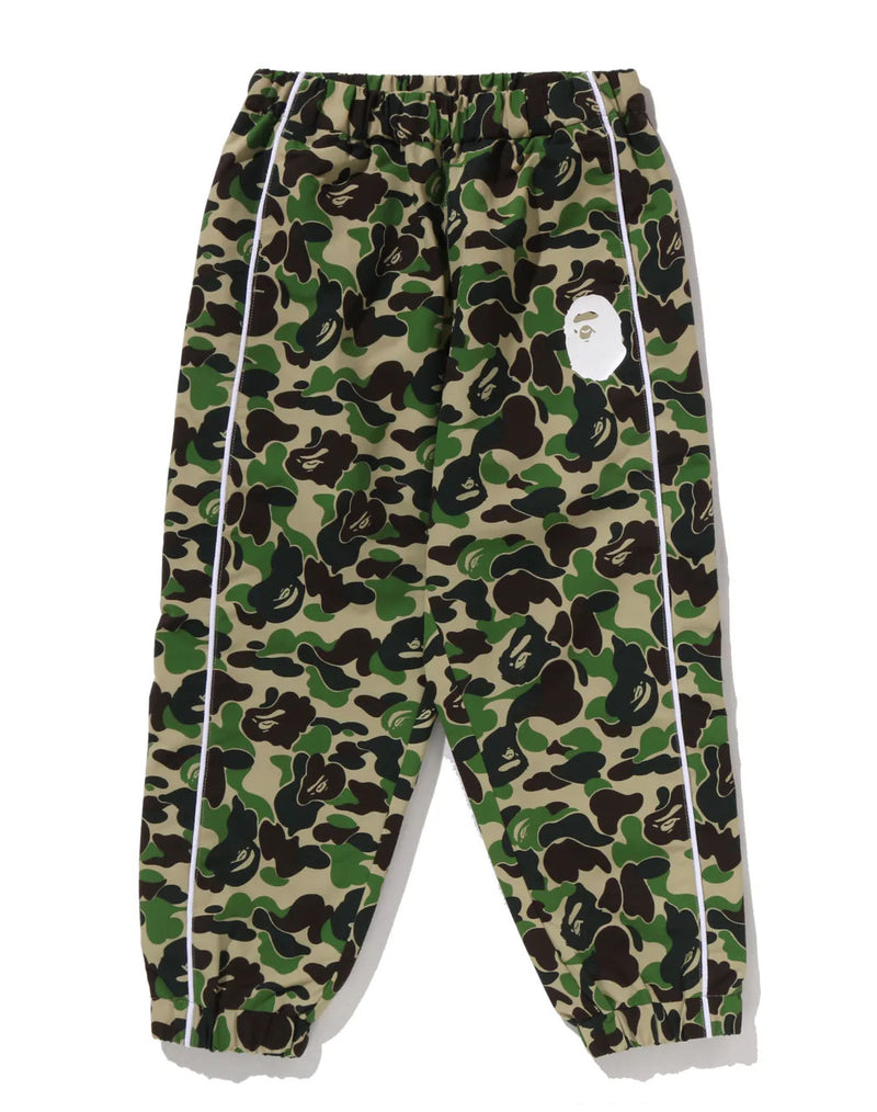 A BATHING APE BAPE KIDS ABC CAMO TRACK PANTS