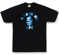 A BATHING APE ABC CAMO COLLEGE TEE