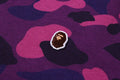 A BATHING APE ONE POINT COLOR CAMO CROPPED FULL ZIP HOODIE