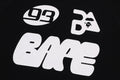 A BATHING APE BAPE KIDS BAPE TAPE RELAXED FIT CREWNECK SWEATSHIR