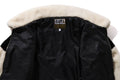 A BATHING APE (B)APE FAUX FUR JACKET