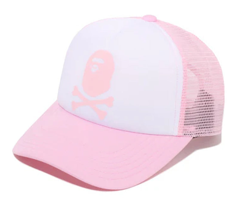 A BATHING APE APE CROSSBONE MESH CAP