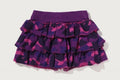A BATHING APE Ladies' COLOR CAMO RUFFLE SWEAT SKIRT
