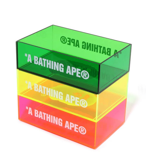 A BATHING APE BAPE STACKING ACRYLIC CASE