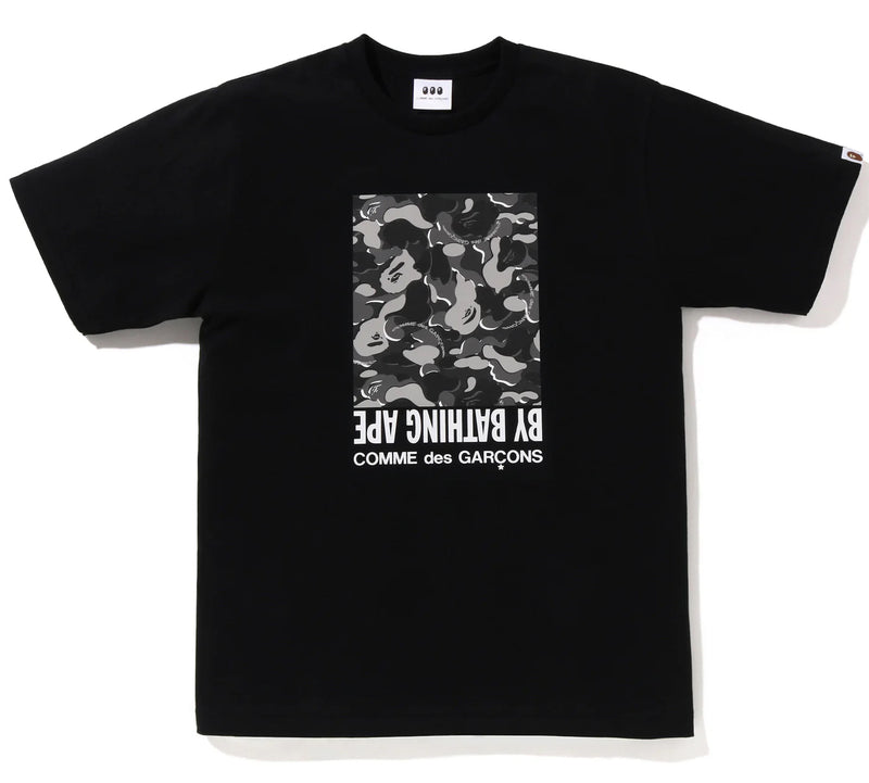 A BATHING APE BAPE x COMME des GARCONS CDG OSAKA Limited CAMO BOX TEE