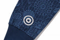A BATHING APE JAPANESE INDIGO ART CAMO DOUBLE TIGER SHARK FULL ZIP HOODIE