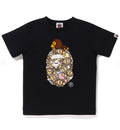 A BATHING APE BAPE KIDS ALL BABY MILO MULTI MILO ON BIG APE TEE