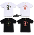 A BATHING APE Ladies' 1ST CAMO COLLEGE TEE