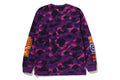 A BATHING APE COLOR CAMO SHARK L/S TEE - happyjagabee store