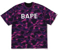 A BATHING APE COLOR CAMO REVERSIBLE TEE