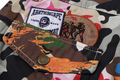 A BATHING APE Ladies' HYBRID CAMO MULTI LOGO SKIRT