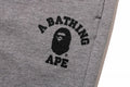 A BATHING APE COLLEGE SWEAT SHORTS