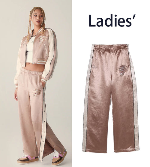 A BATHING APE Ladies' MULTI LOGO SOUVENIR PANTS