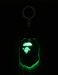 A BATHING APE APE HEAD LED KEYCHAIN