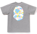 A BATHING APE NEW MULTI CAMO BIG APE HEAD TEE