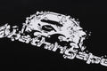 A BATHING APE RAINDROP APE HEAD LOGO RELAXED FIT TEE