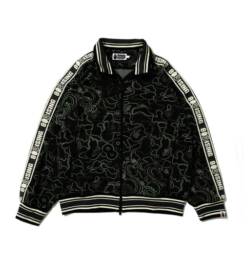A BATHING APE BAPE x 88RISING GLOW IN THE DARK CAMO TRACK JACKET