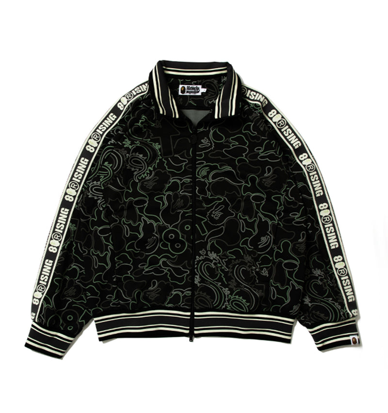 A BATHING APE BAPE x 88RISING GLOW IN THE DARK CAMO TRACK JACKET